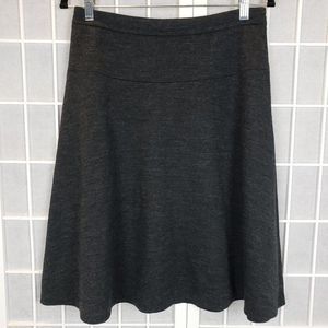 LOFT Aline Full Grey Vintage Skirt